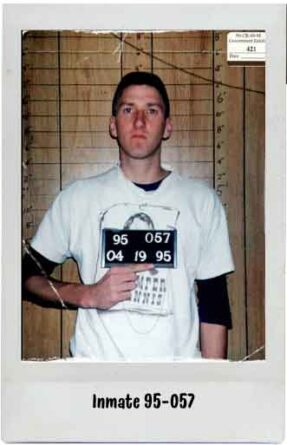Booking photo of Timothy McVeigh